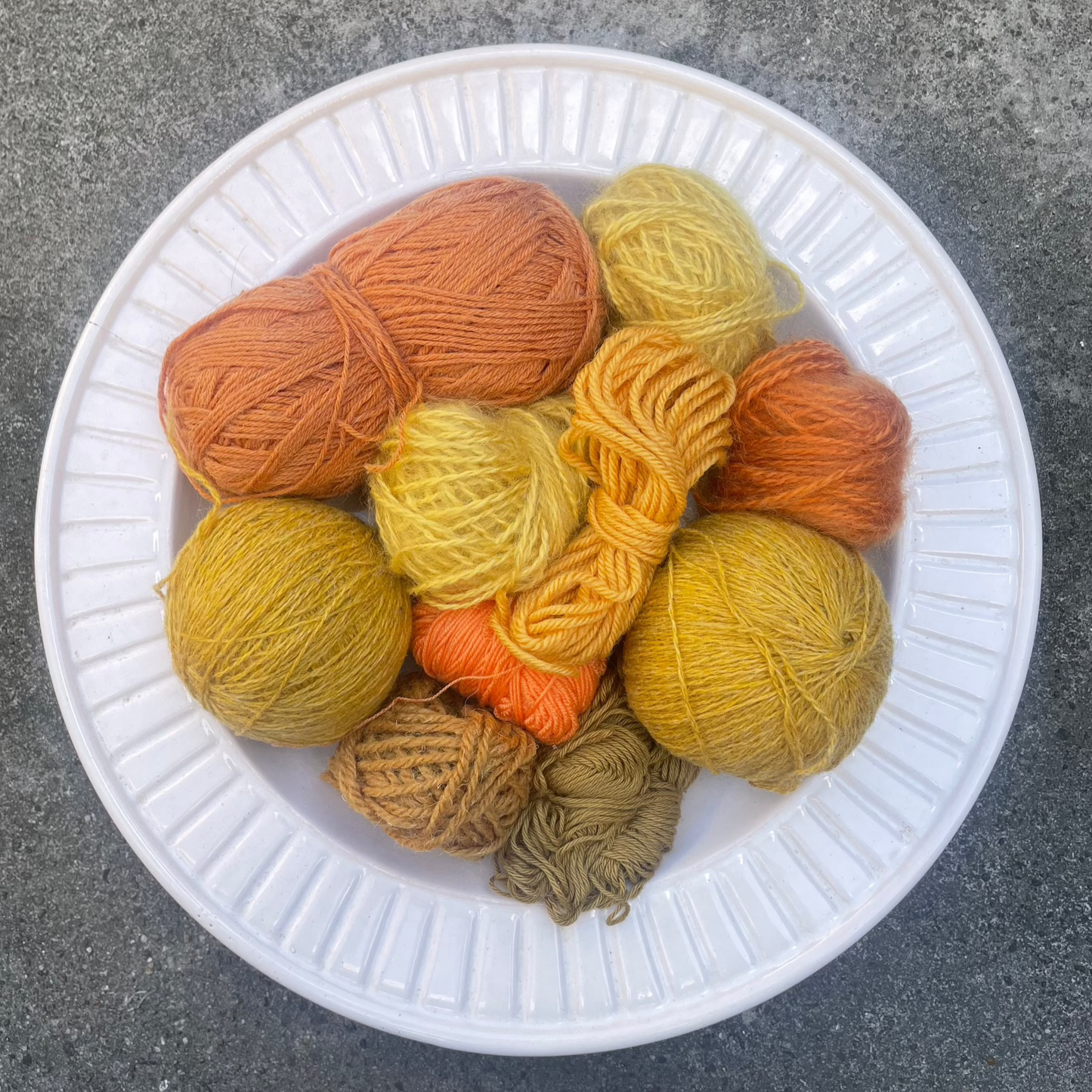 Gule og orange nuancer