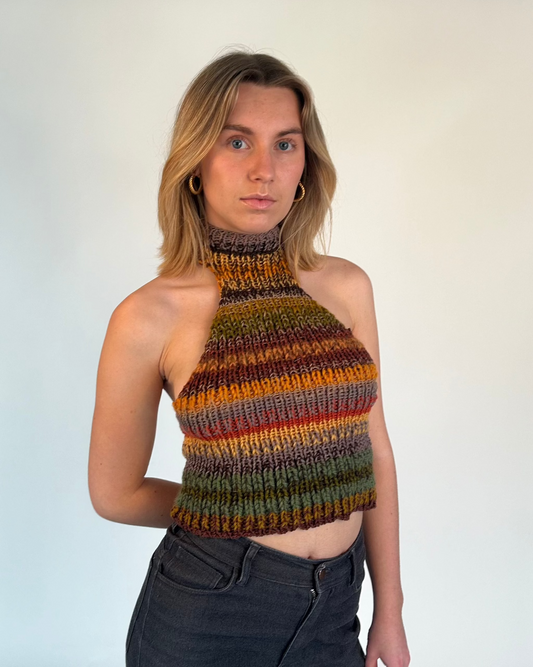 Chunky halterneck